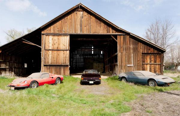 Italian In Front Of A Barn