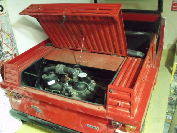 1970 Fiat 500 Moretti Minimax Engine