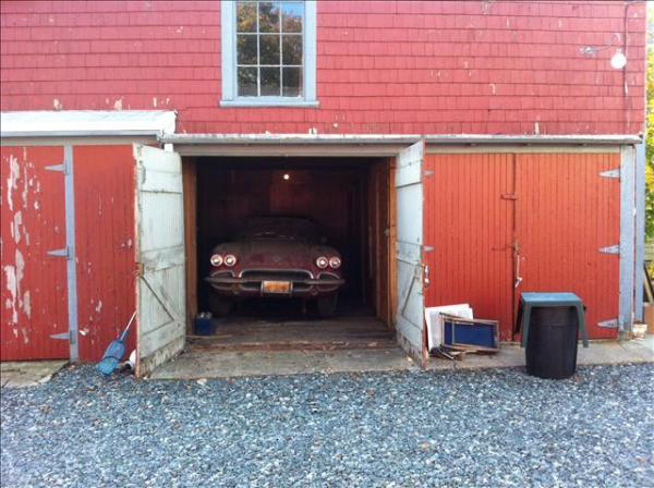 1962 Corvette In The Barn