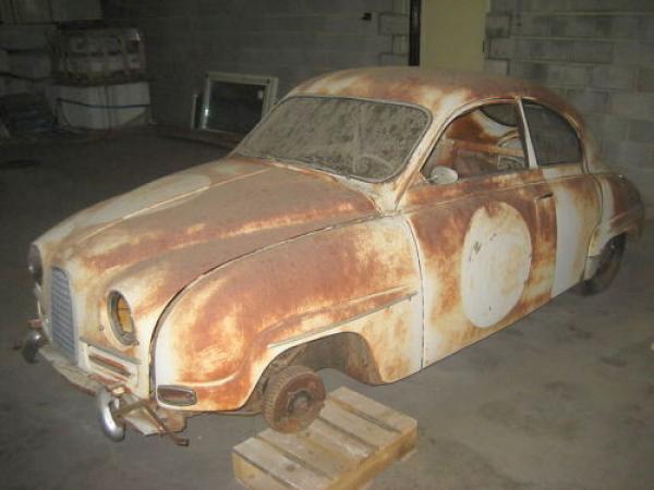 1960 Saab 93f Rally Project Drivers Side