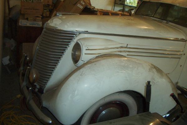 1939 Hupmobile Senior Six Front Garage