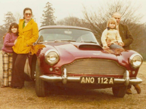 family-with-1959-aston-martin-db4