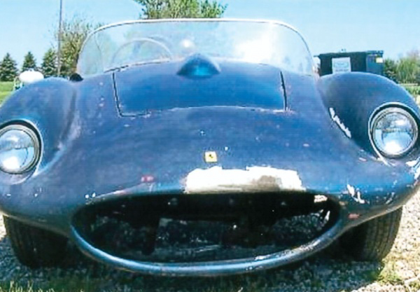 Ferrari emblem on hood