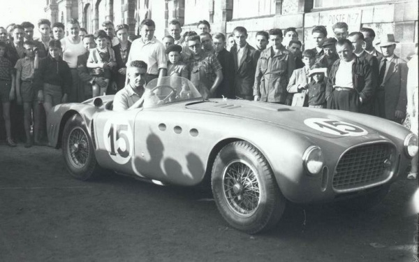 1952 Ferrari 340 America Spider at Le Mans