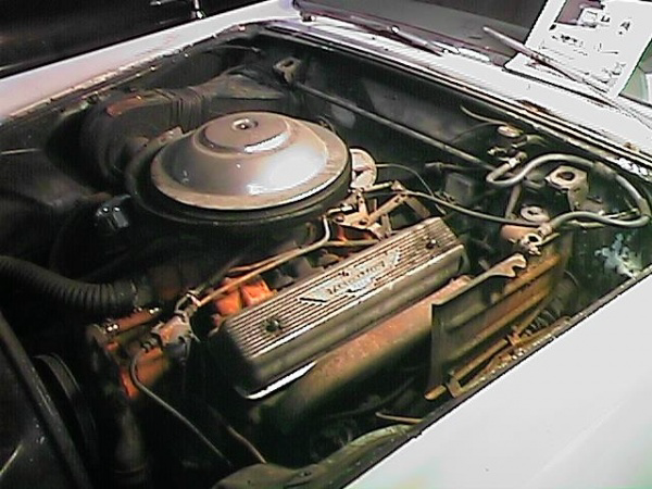 california-1955-thunderbird-engine