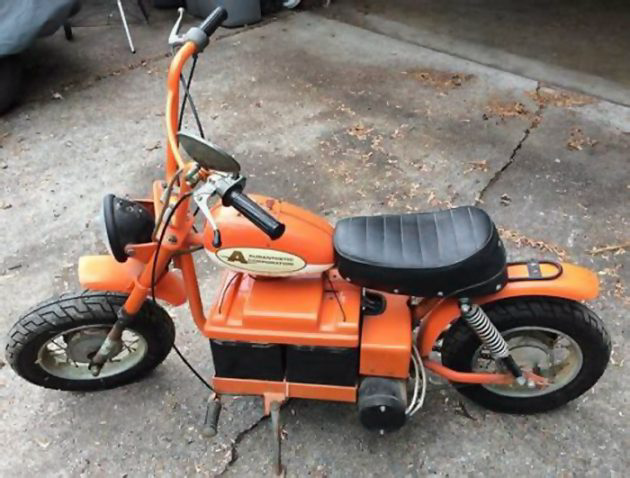 051916 Barn Finds - 1973 Auranthetic Charger Electric Mini-bike - 1