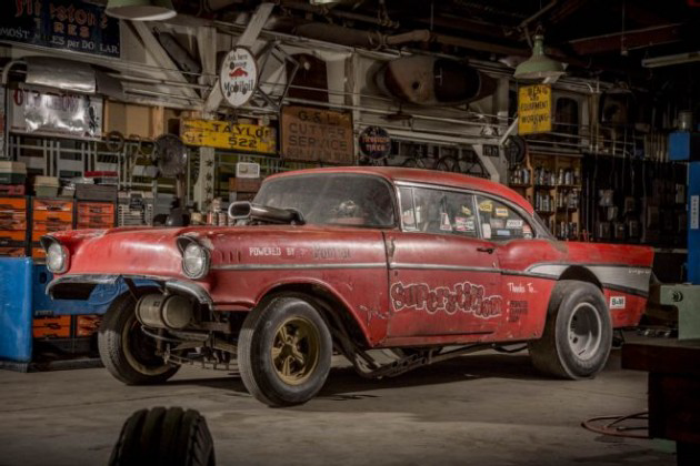 001-brennen-1957-chevrolet-bel-air-gasser-front-three-quarter