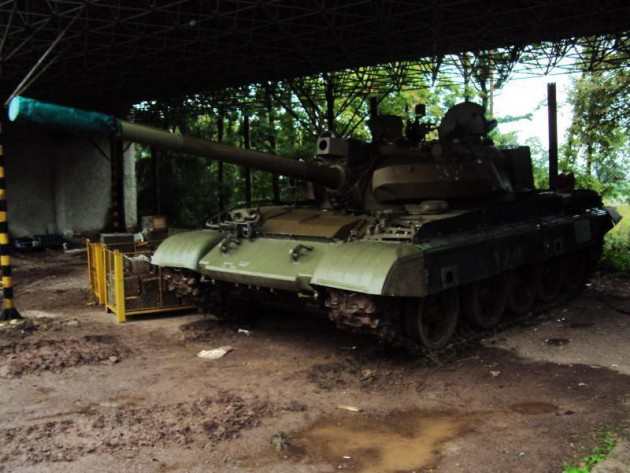 T-55 left side