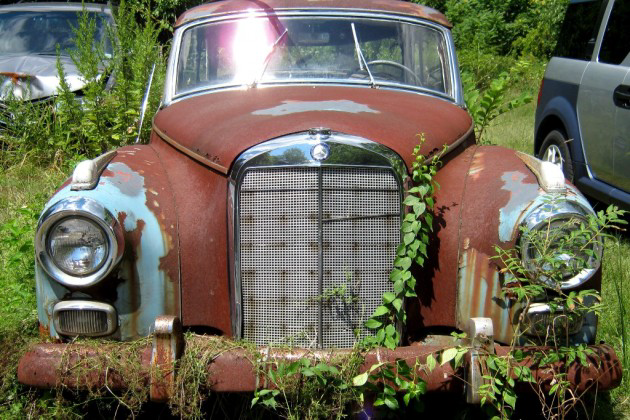 Roadside 1951 Mercedes 300