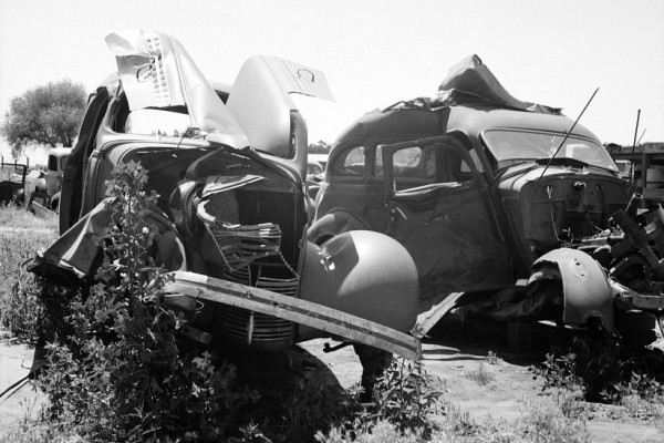 Tulare California Wrecks in 1939