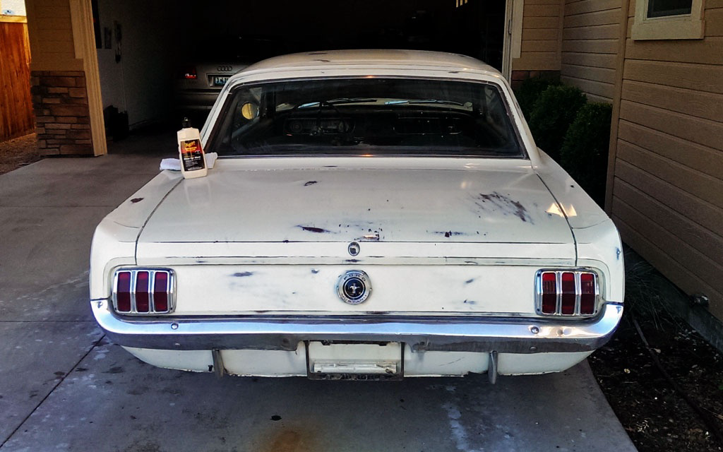 Glazing the Mustang