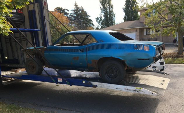 1970 AAR Cuda as found condition